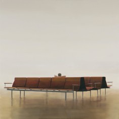 Ohne Titel (Waldrand), 136 x 182 cm