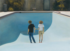 Ohne Titel (Swimmingpool), 112 x 136 cm